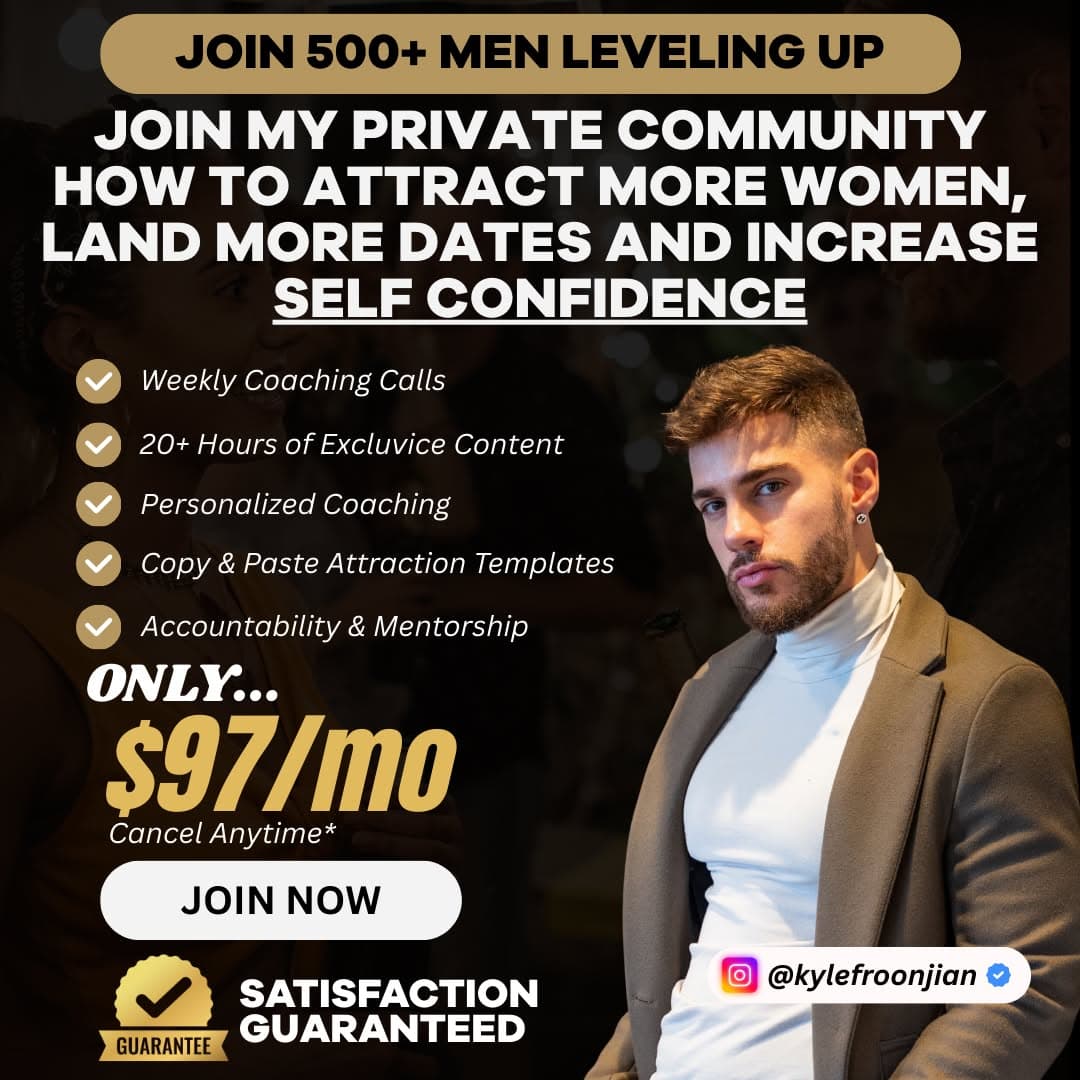 Coach Kyle community — 500+ men leveling up